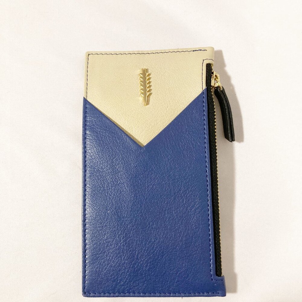 Thacker Ava Zip Leather Wallet Slim Wallet Card Wallet